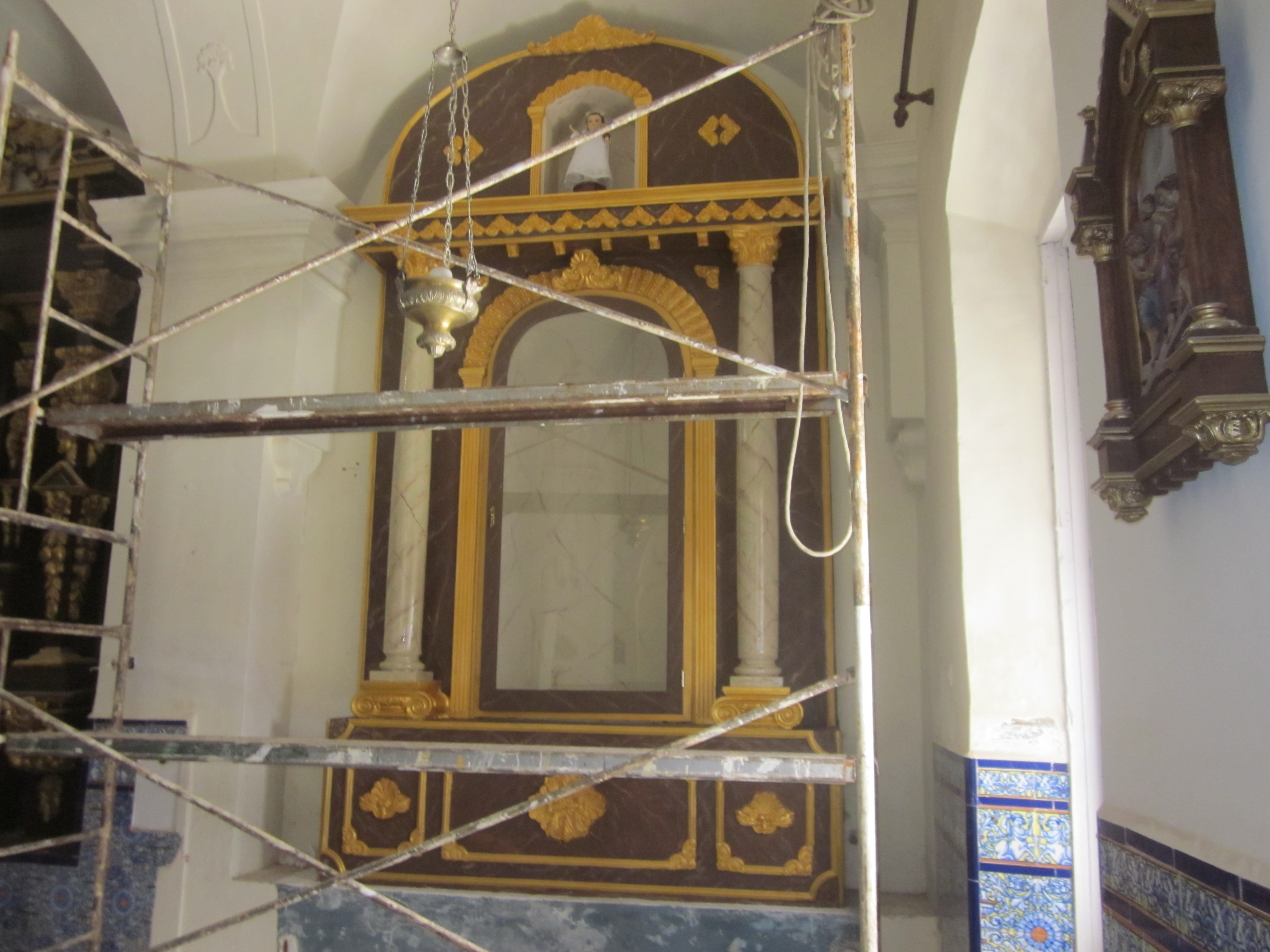 Hoy se inaugura el nuevo retablo de Santa Bárbara